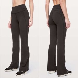 Lululemon Groove Pant Bootcut Black Leggings